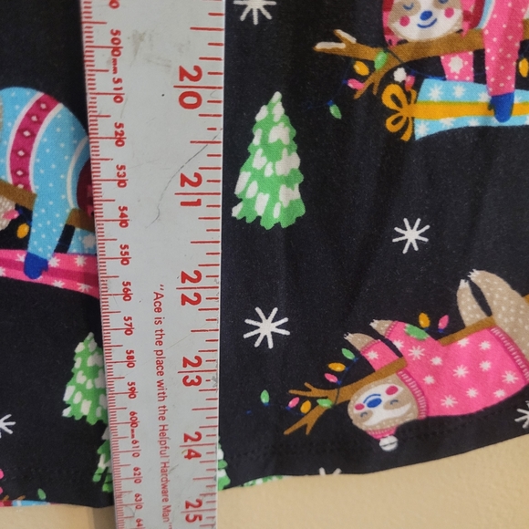 4/$15 SALE No Boundaries | Black Slouth Long Sleeve v-neck Top Pajama Large EUC - Picture 5 of 6